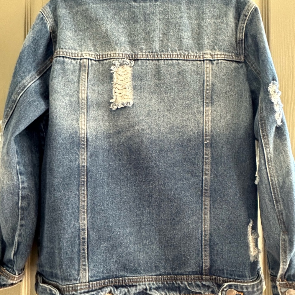 Distressed Denim Jacket - Picture 4 of 6